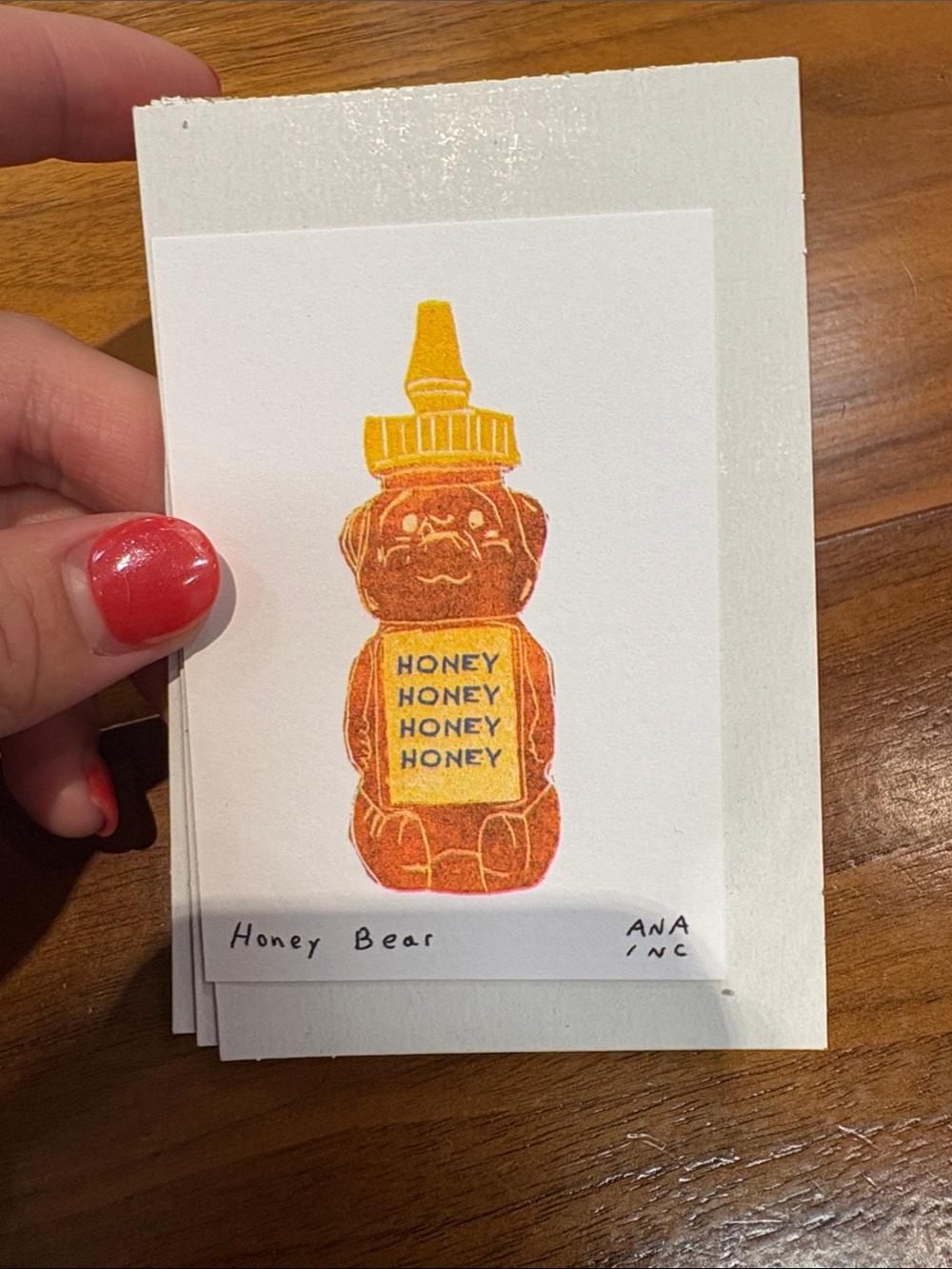 Anastasia inciardi mini print honey bear - From Plymouth Ma